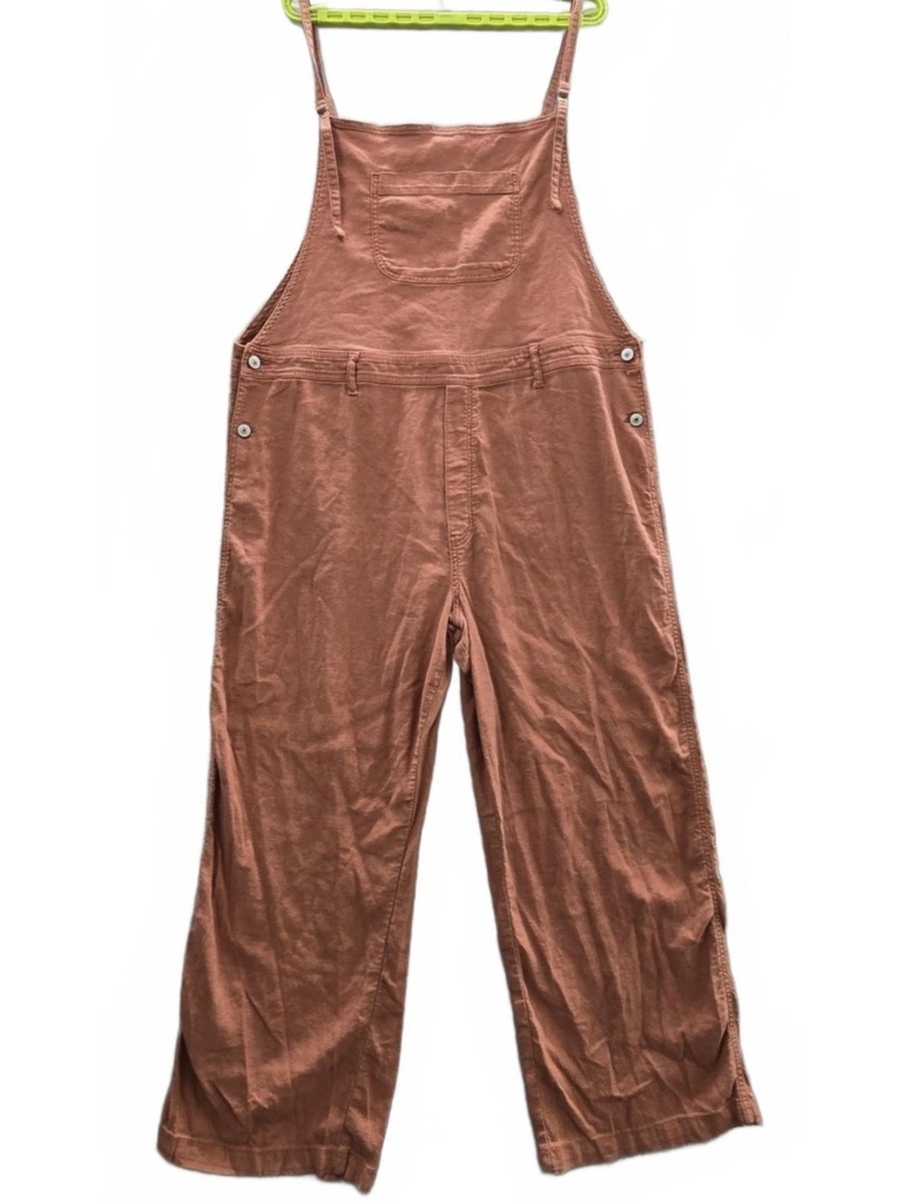American Eagle Rust Orange Overalls Adjustable Straps Size Small